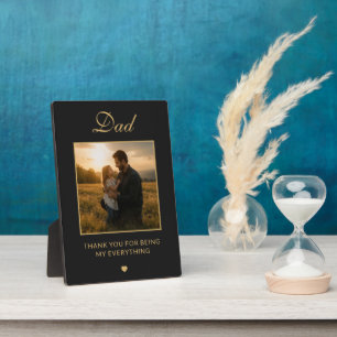 Personalized Dad Father's Day Memory Photo Plaque