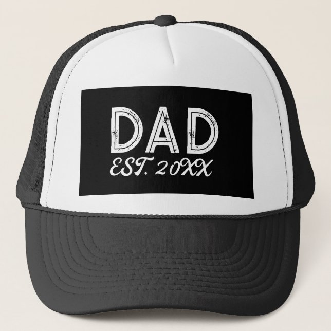 Personalized Dad Father's Day Men's Basic T-Shirt Trucker Hat (Front)