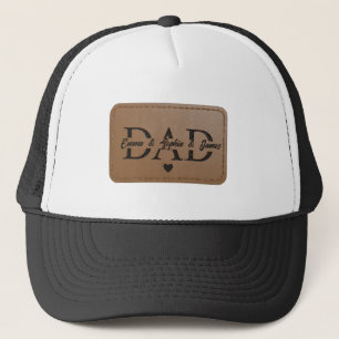 Personalized Dad Hat with Custom Kids' Names