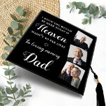 Personalized Dad In Loving Memory Photo Collage Graduation Cap Topper<br><div class="desc">Honor your beloved Dad on graduation day with a custom photo collage memorial graduation cap topper. This unique dad memorial keepsake graduation cap is the perfect gift for yourself, family or friends to pay tribute to your loved one. We hope your memorial graduation cap topper will bring you peace, joy...</div>