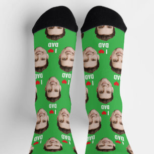 Personalized Dad Mom Socks Custom Face Socks