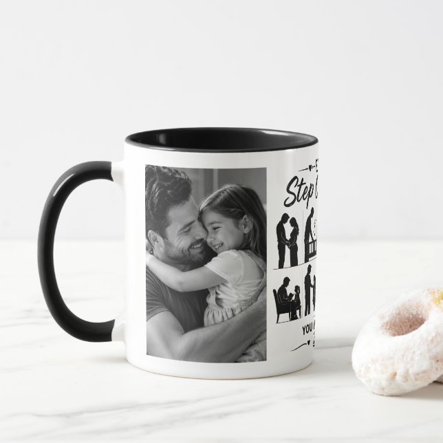 Personalized Dad Mug Every Step Of My Life (With Donut)