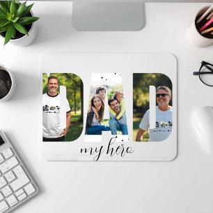 Personalized “DAD my hero” Mousepad