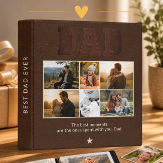 Personalized Dad Photo Keepsake Gift Album