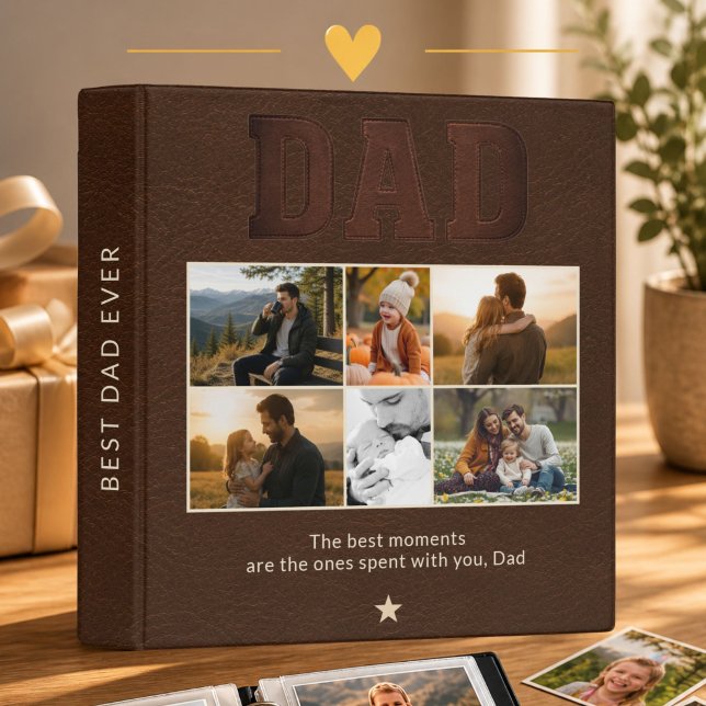 Personalized Dad Photo Keepsake Gift Album  3 Ring Binder (Creator Uploaded)