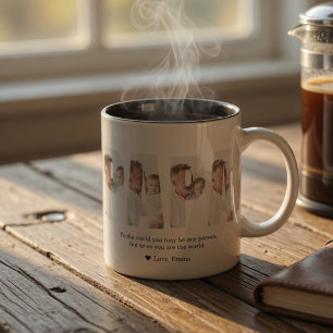 Personalized Dad Photo Mug   Best Dad Ever Custom 