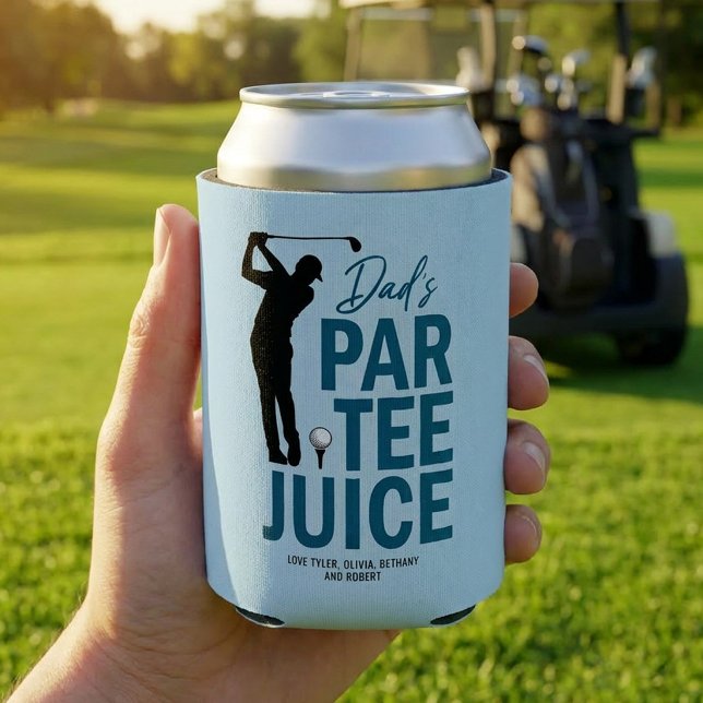 Personalized Dad’s Par-Tee Juice Can Cooler (Creator Uploaded)