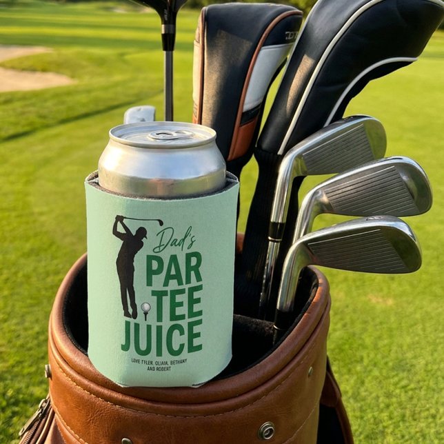 Personalized Dad’s Par-Tee Juice Can Cooler (Creator Uploaded)