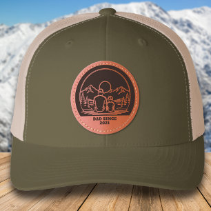 Personalized Dad Since Year - Father’s Day Gift Leather Patch Hat