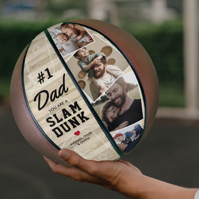 Personalized Dad Slam Dunk Basketball Gift (Creator Uploaded)