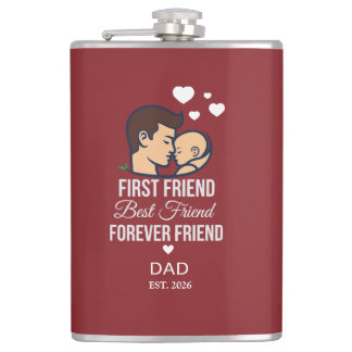 Personalized Dad water Bottle Flask