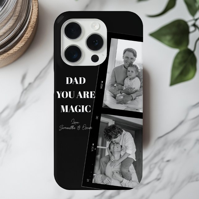 Personalized 'Dad You Are Magic' Two Fathers Photo Case-Mate iPhone Case (Creator Uploaded)