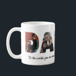 Personalized Daddy 5 Photo Collage Father's Day Coffee Mug<br><div class="desc">Personalized Daddy 5 Photo Collage Father's Day Coffee Mug
Custom printed coffee mug personalized with 5 photos and a custom quote or message.</div>