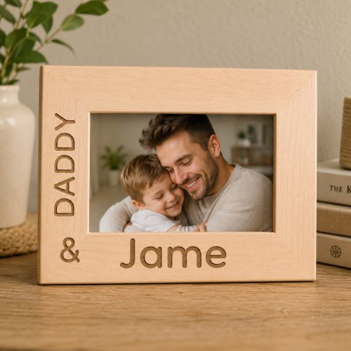 Personalized Daddy and Son Picture Frame Personalized Daddy and Son Picture Frame