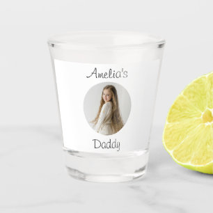 Personalized Daddy Gift – Custom Child Face - Shot Glass