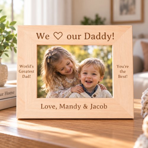 Personalized Daddy Picture Frame