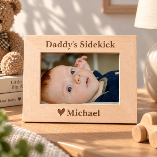 Personalized Daddy’s Sidekick Picture Frame Personalized Daddy’s Sidekick Picture Frame