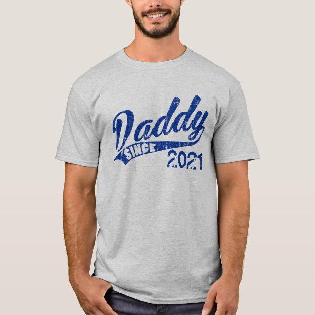 Personalized Daddy since Year T-Shirt (Front)