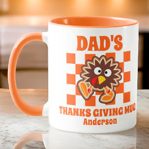 Personalized Dad's Thanksgiving Mug
