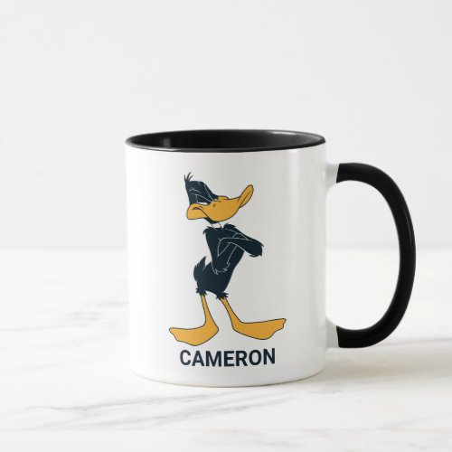 Personalized DAFFY DUCK with Arms Crossed Mug