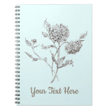 Personalized Dahlia Notebook