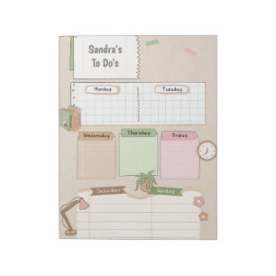 Personalized Daily Planner Notepad