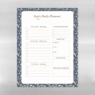 Personalized Daily Planner Organizer Magnetic Dry Erase Sheet