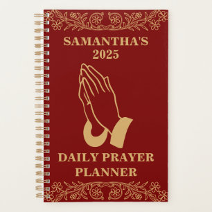 Personalized Daily Prayer Christian Women Planner