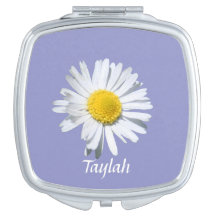 Personalized Daisy Compact in Violet Tulip