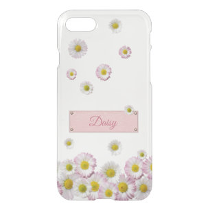 Personalized Daisy Flower Summer Clear iPhone case