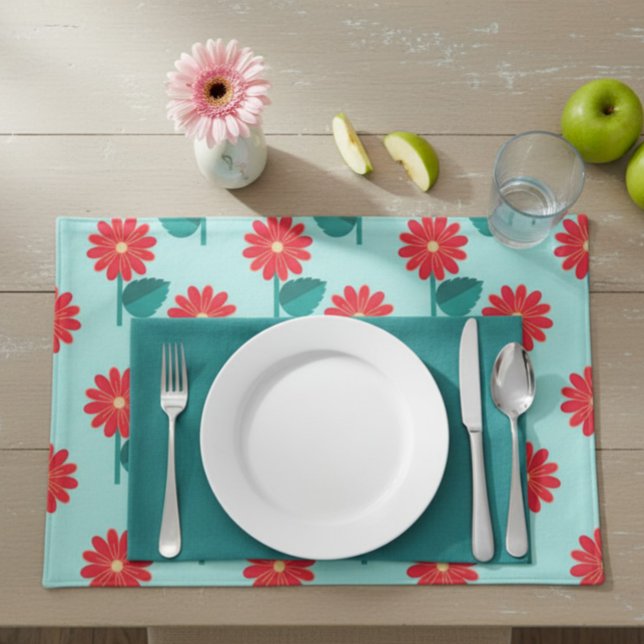Personalized Daisy Pattern  Cloth Placemat (Creator Uploaded)