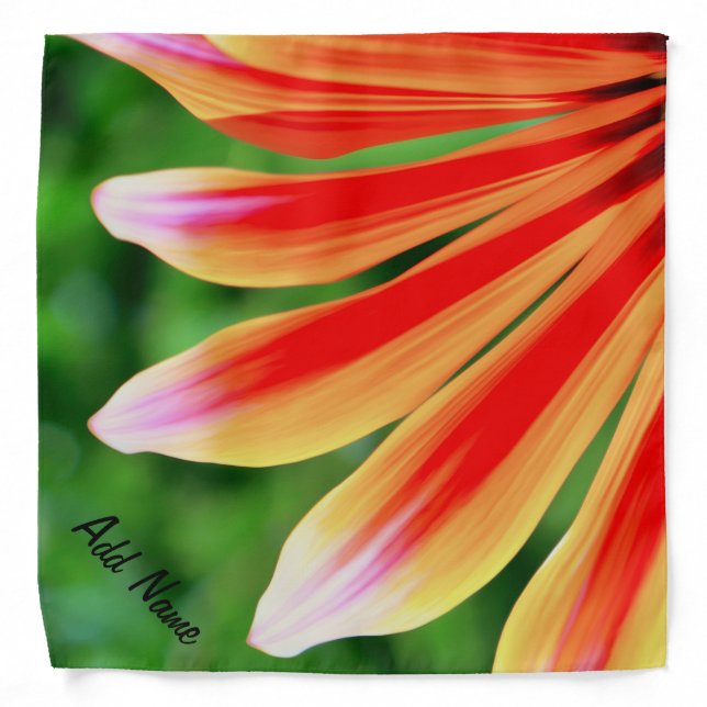 Personalized Daisy Petals Bandana (Front)