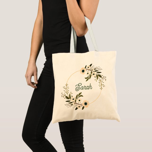Personalized Daisy tote Bag (Front (Product))