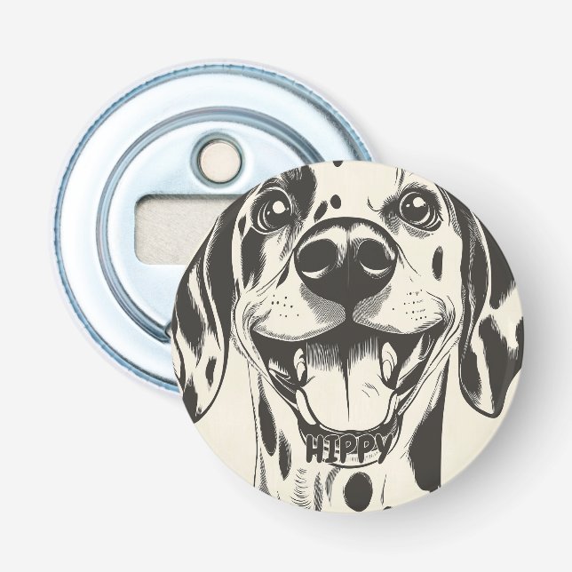 Personalized Dalmatian Dog Bottle Opener (Front)