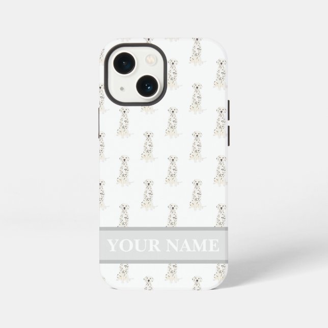 Personalized Dalmatian Dog Iphone Case (Back)