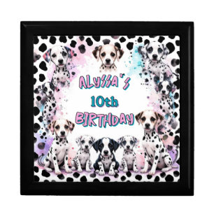 Personalized Dalmatian Puppy Birthday Gift Box