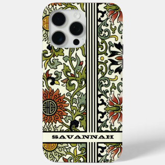 Personalized Damask iPhone Cover-You Choose Color 15 Pro Max Case