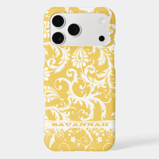 Personalized Damask iPhone Cover-You Choose Color 17 Pro Max Case