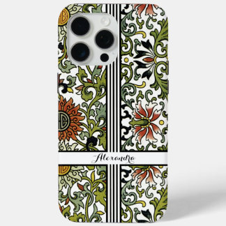 Personalized Damask iPhone You Choose Color 15 Pro Max Case
