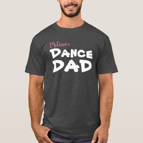 Personalized Dance Dad T_Shirt