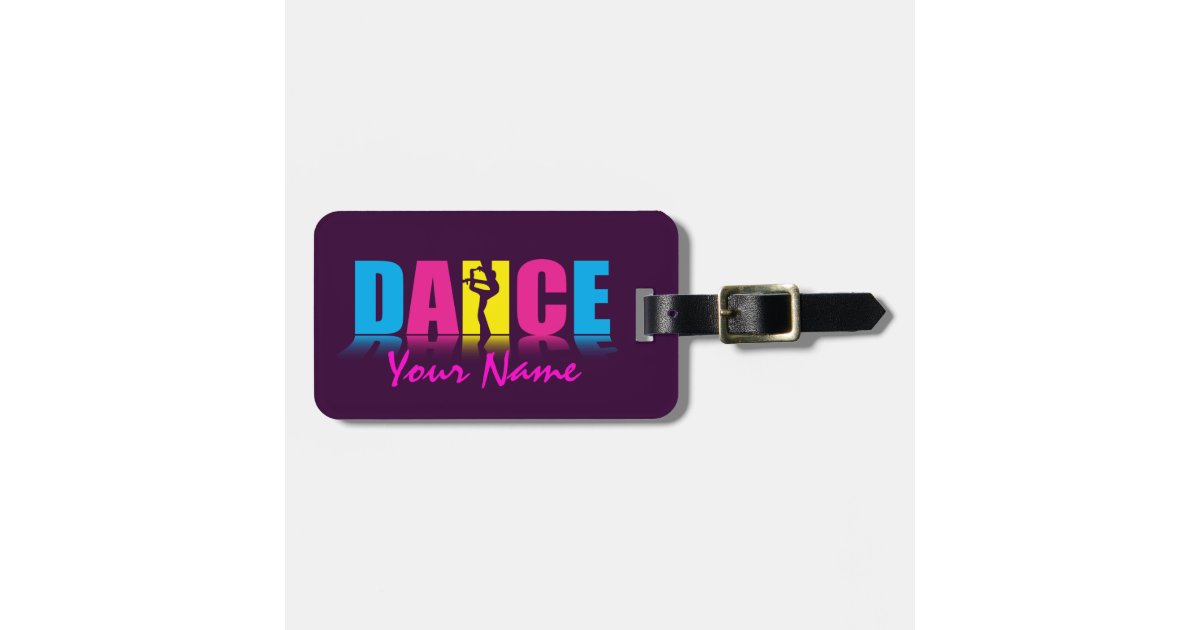 Personalized Dance Dancer Bag Tag Zazzle