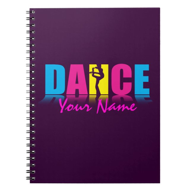 Personalized Dance Dancer Notebook (Front)