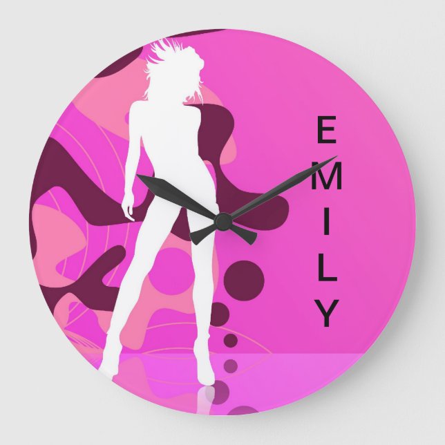 Personalized Dance Inspired Clock (Front)