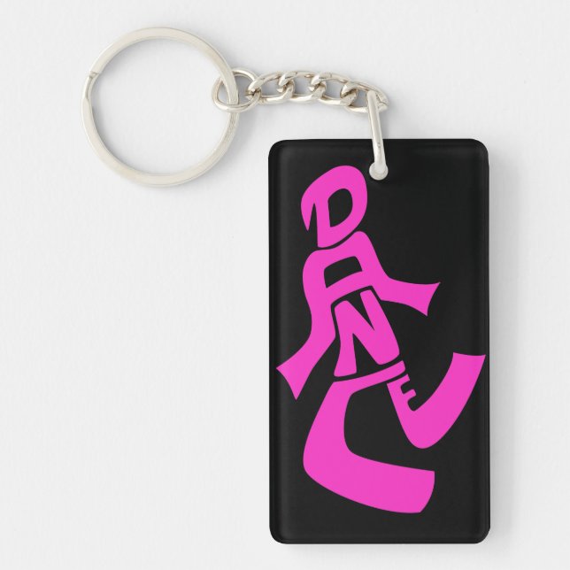 Personalized Dance keychain (Front)