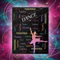 Personalized Dance Puzzle for Girls with Name