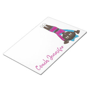 Personalized Dance Teacher Gymnastics Coach Acro Notepad