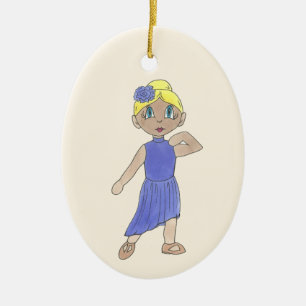 Personalized Dance Teacher Lyrical Modern Recital Ceramic Ornament