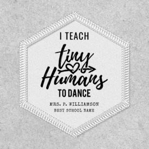 Personalized Dance Teacher Typography Patch