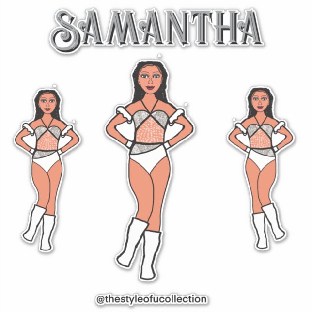 Personalized Dance Team Lily Stones #2 Sticker (Front)