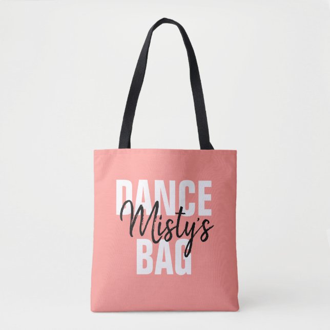 Personalized Dance Tote Bag (Front)